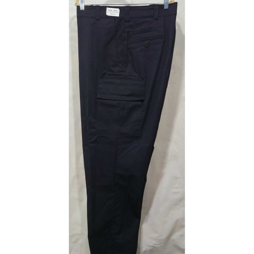 Image Authority TA2400 Mens Cargo Pants Navy Blue Work Tactical 50R-L31 USA Made